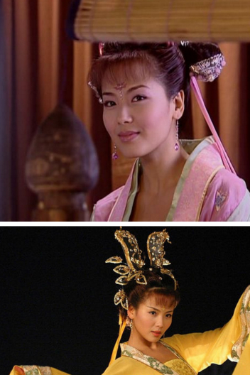 网友:连背影都那么迷人_朱茵_杨贵妃_漂亮