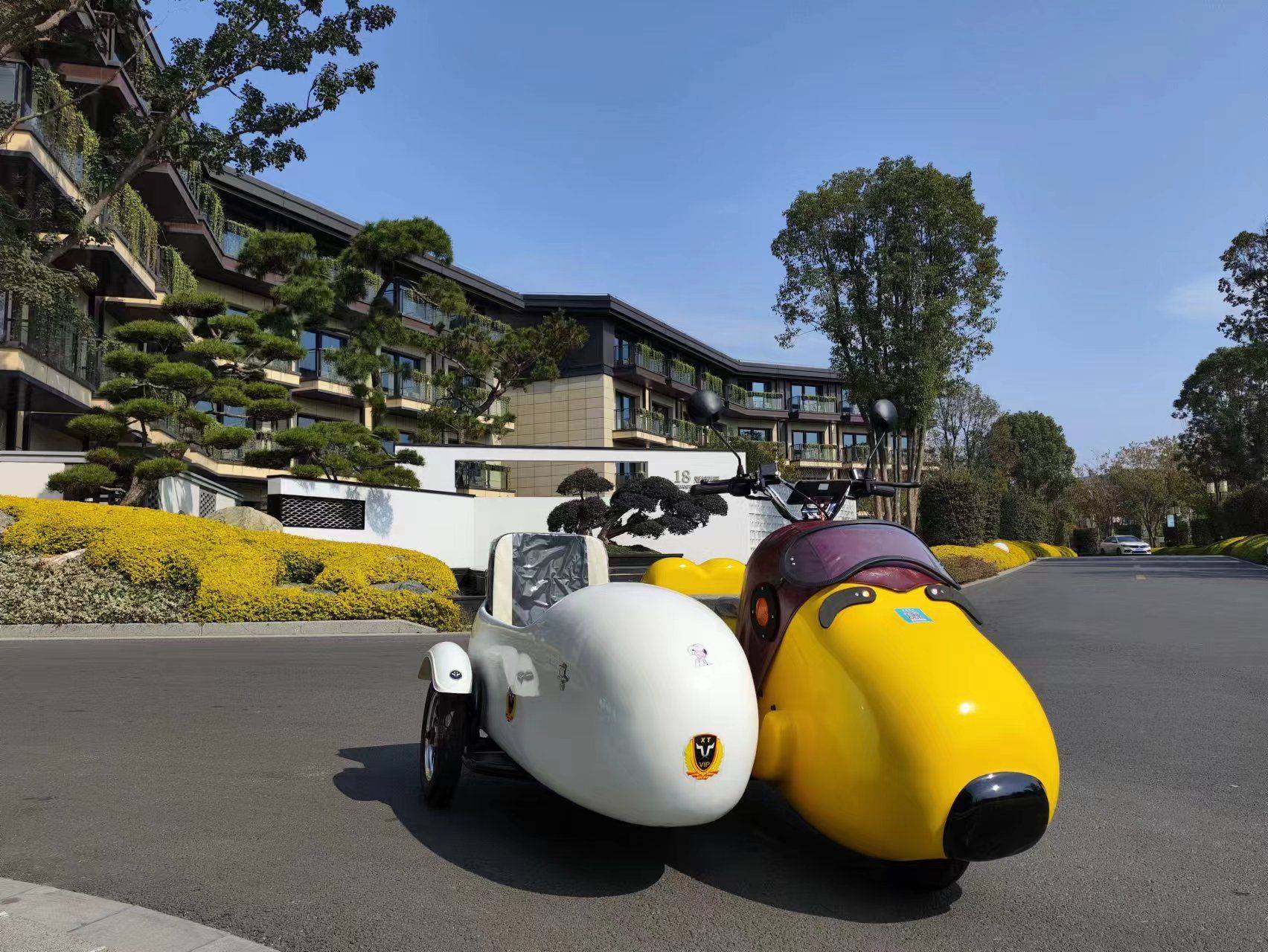 共享智能扫码电动观光代步车,玩转旅游景区亲子畅游_游客_方式_车辆