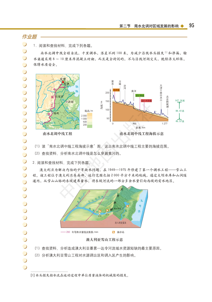 地理选择性必修二目录图片