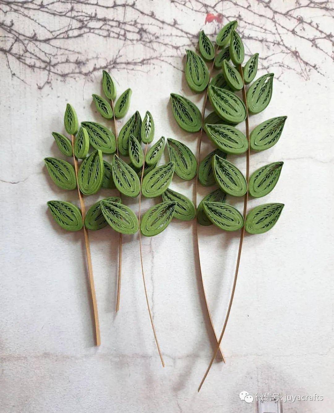 【大师作品】金海敬的衍纸叶子