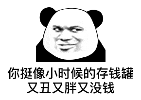 熊猫头表情包i儿子大了不理爸爸了