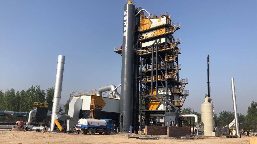 原生与热再生的合体,徐工xarp325h整体式环保型沥青站实现节能环保