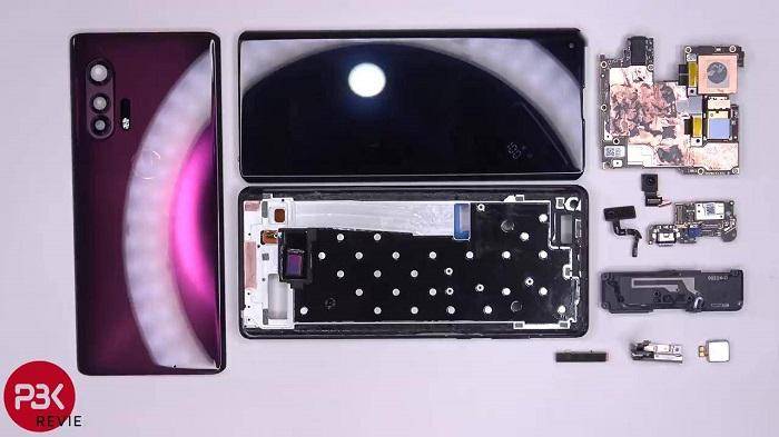 pbkreviews分享摩托罗拉edge拆解视频