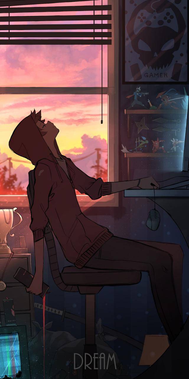 关于孤独你最先想到的歌是哪一首全面屏动画风壁纸二