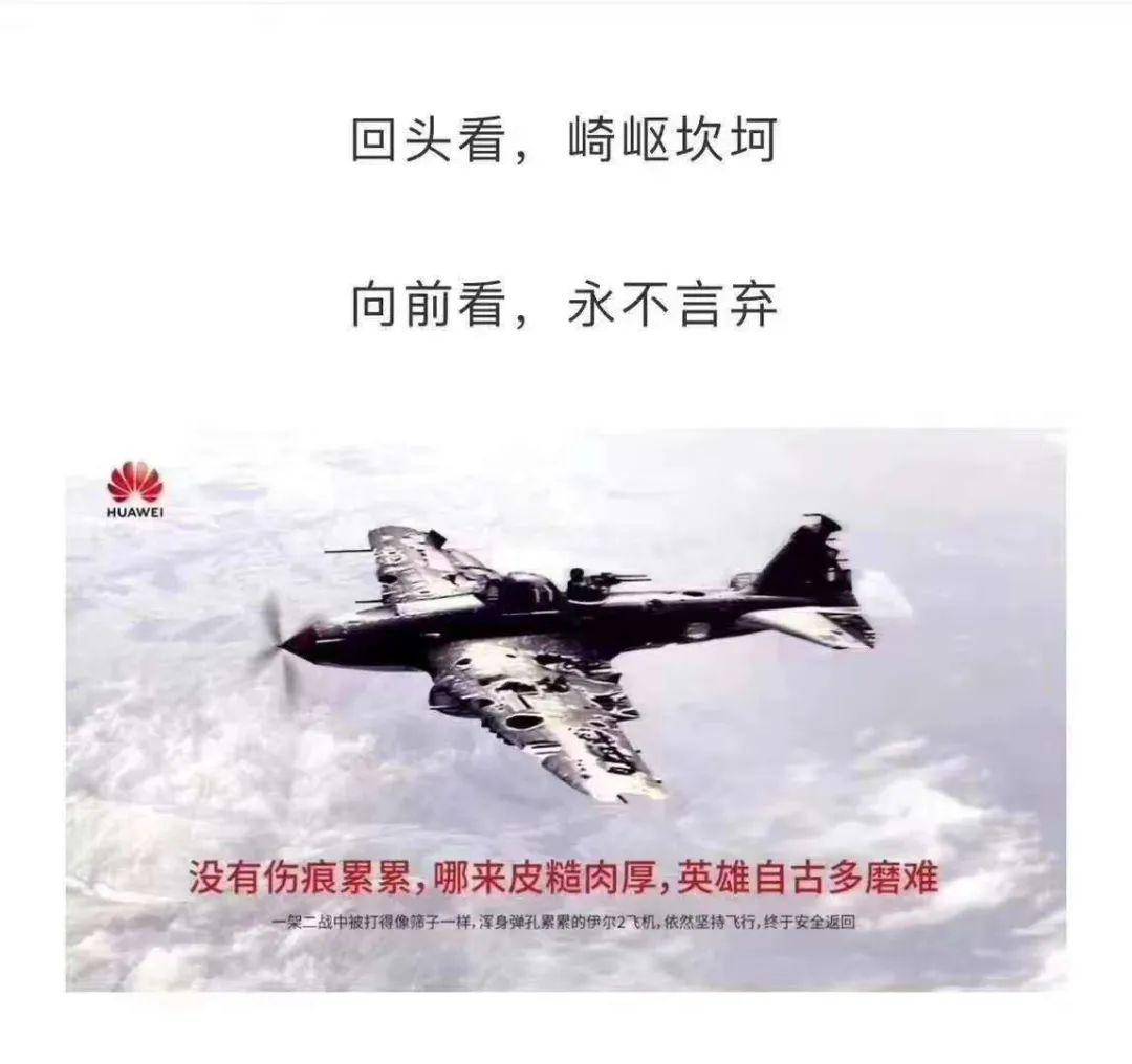 回头看崎岖坎坷向前看永不言弃致敬伟大民族企业华为