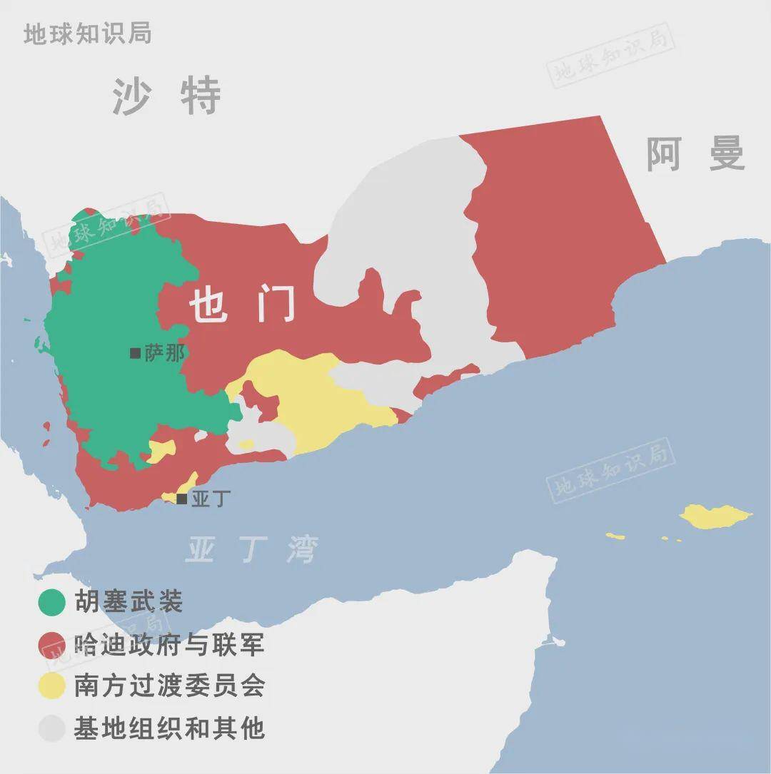 2020也门各方势力地图图片