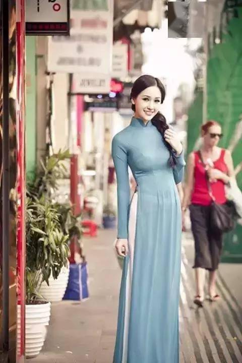 有一种美,叫越南奥黛_旗袍