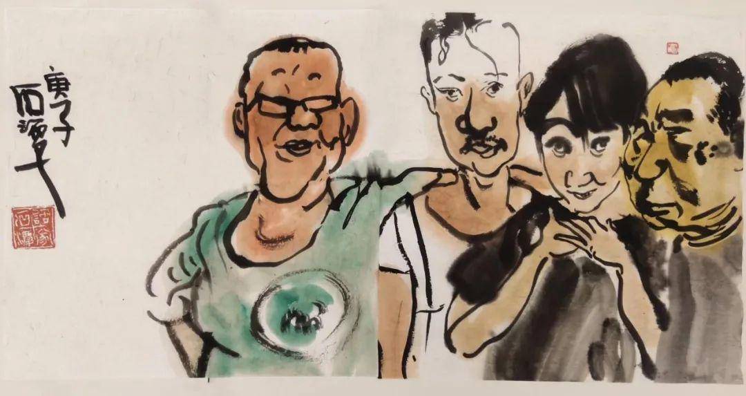 因此,这样的石潭也就更加有趣,他的画也就更加有趣.  2020年5月14日