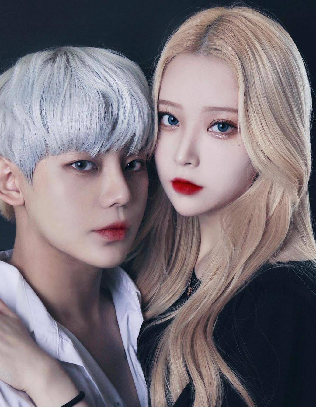 "情侣发色" 拉着你的手,和你一起老去