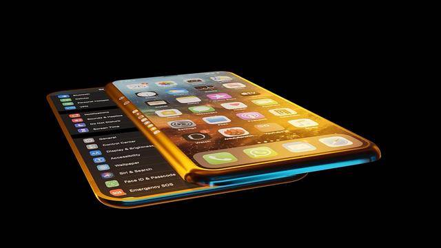 iphone12概念图:双层机身两块全面屏,屏幕还能左右滑动