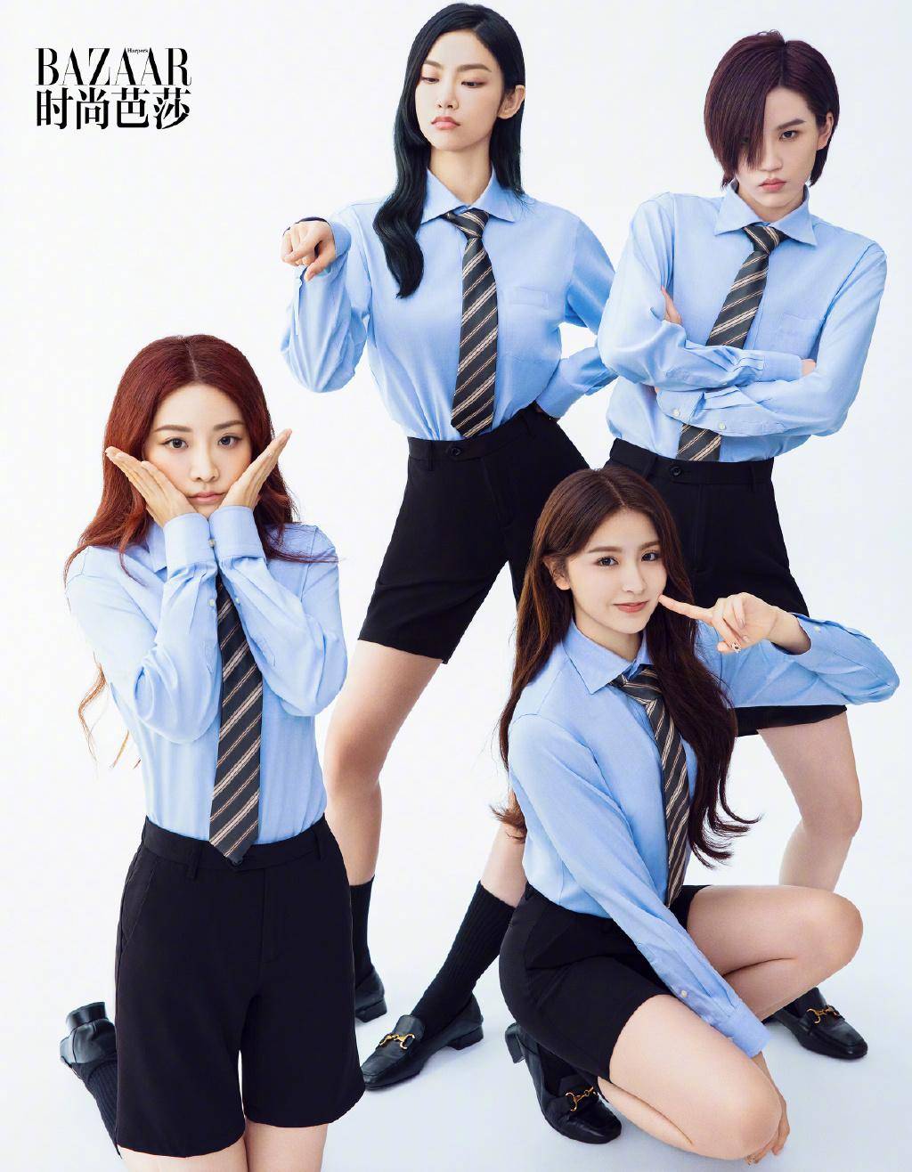 青春有你220强毕业照发放中全能初c刘雨昕稳居中心位