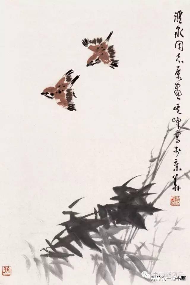 三位名家笔下的飞鸟大pk