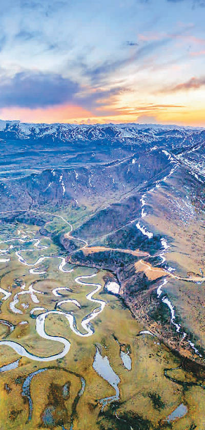 四川省阿坝县曼扎塘湿地风景区 刘国兴摄(人民视觉)