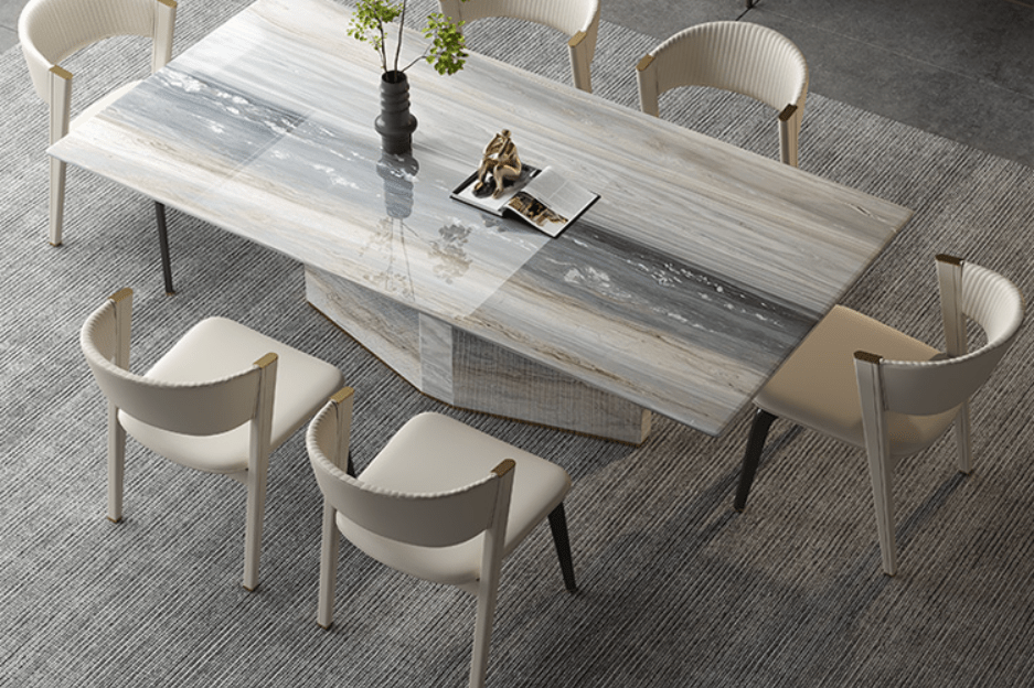 好物推荐,蓝金沙大理石餐桌_金沙_大理_餐桌