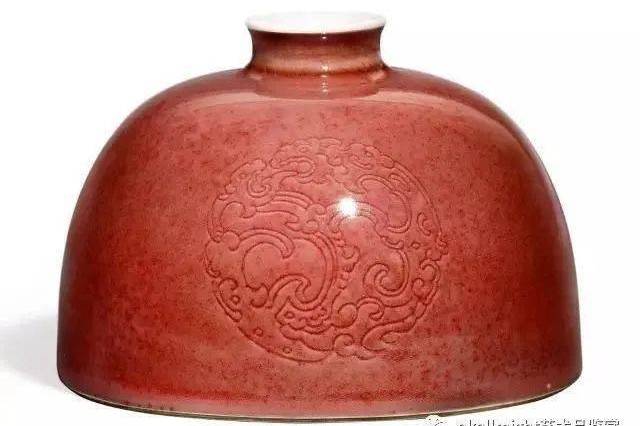中国古磁器 大清康熙 柿釉茶碗 工芸品