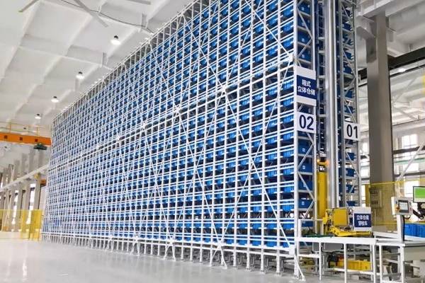 箱式自动化立体库多层穿梭车立库料箱式智能仓储货架_仓储_货架_智能