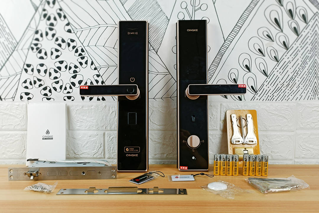 青稞q7触屏智能锁开箱体验,竟然搭载了华为liteos物联网系统!