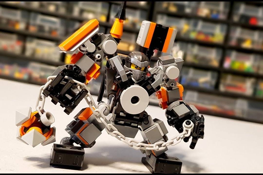 乐高幻影忍者寇的盔甲装备套装moc教程