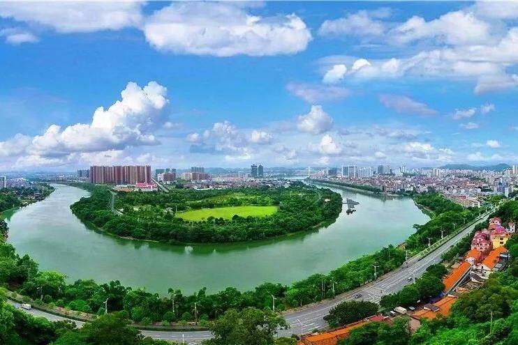 地图里看区域发展,广西省百色市城市化进程