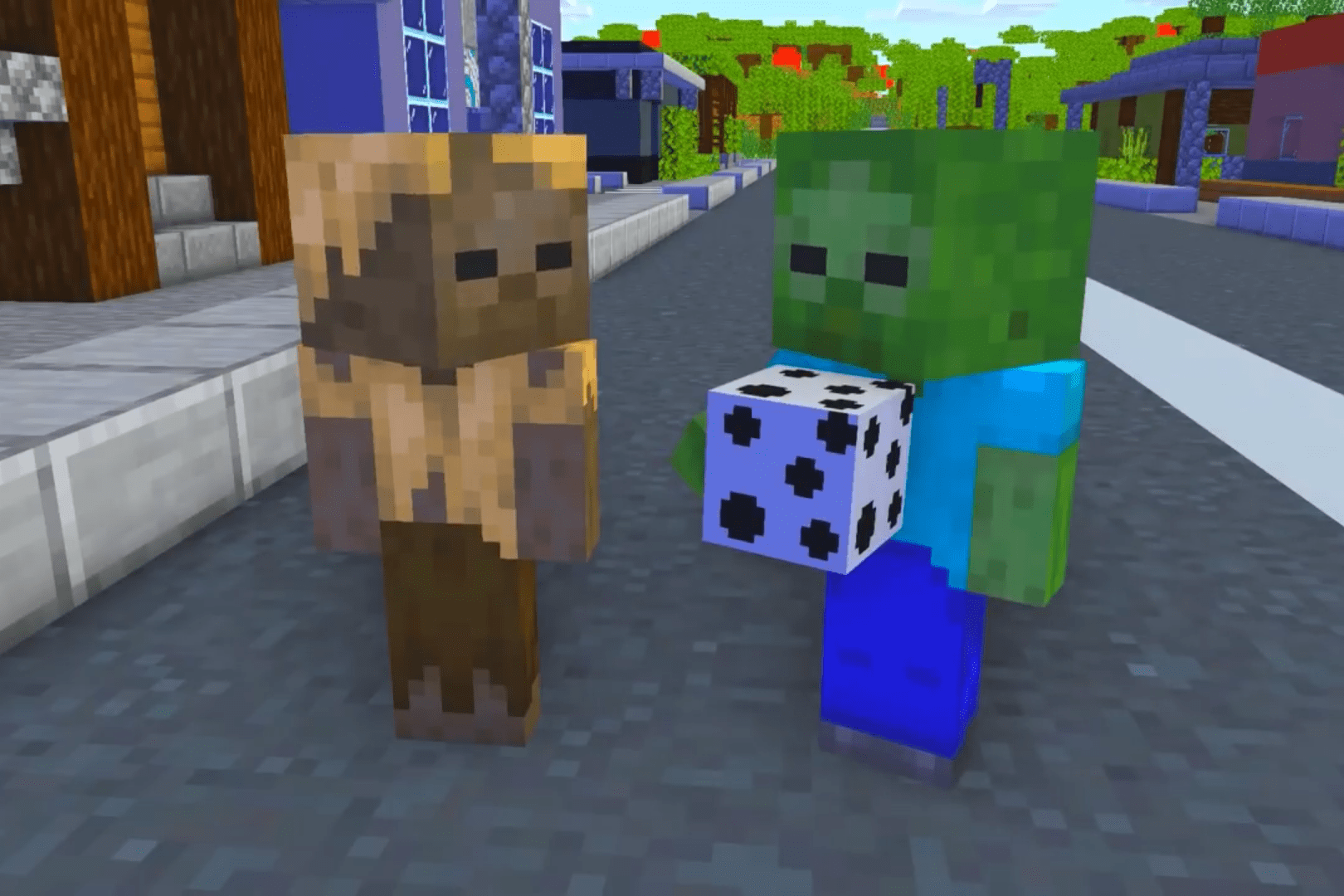 mc动画:小僵尸小尸壳在街上踢球-游戏视频-搜狐视频