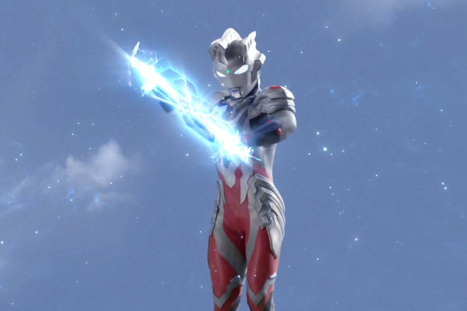 奥特曼打怪兽系列之泽塔对战透明怪兽内隆嘎