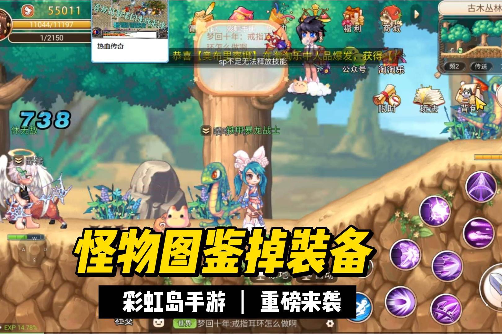 彩虹岛怪物图鉴掉装备_装备_怪物_图鉴