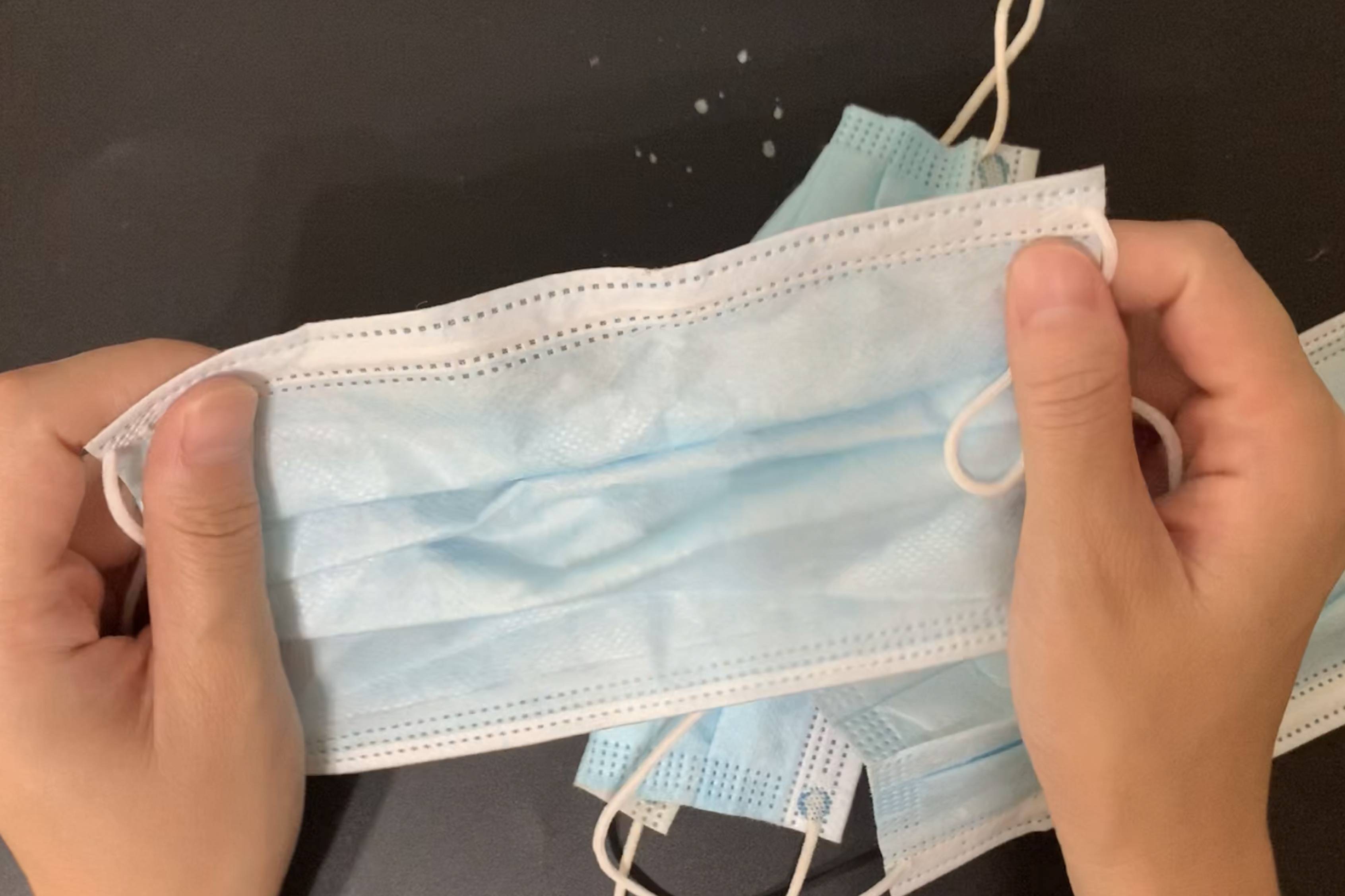 用废旧口罩做一个笔袋或小袋子又get到一个实用小技巧