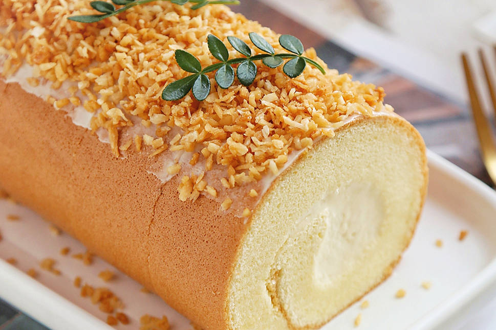 私房销售王牌黄金脆椰奶油卷入口即化口感太惊艳