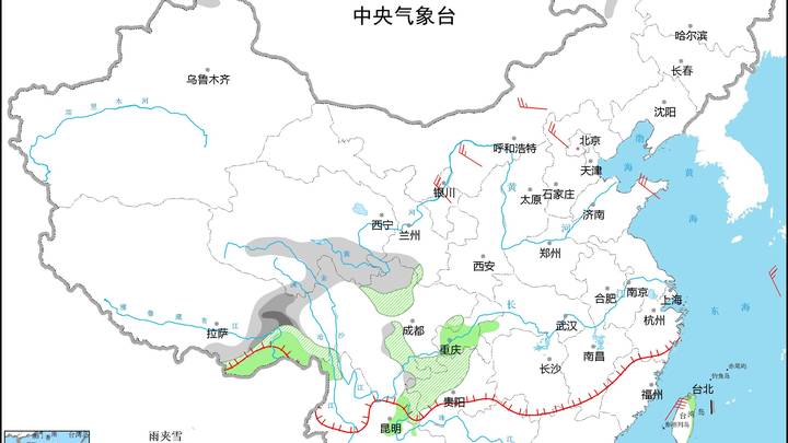 你知道全国大部地区降水稀少吗？