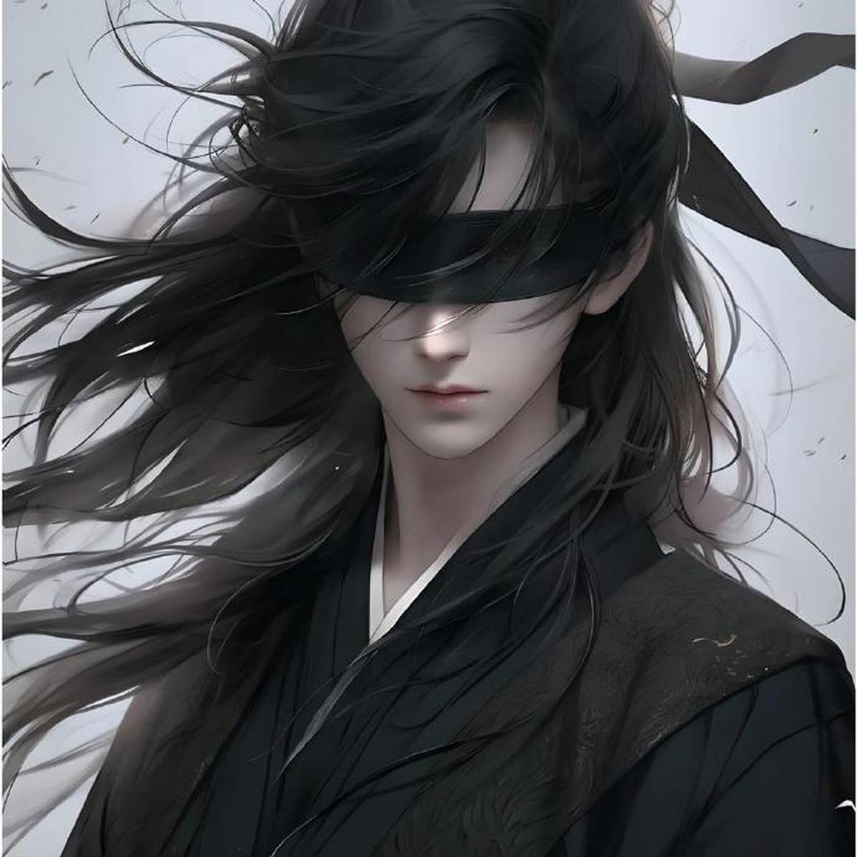 古风蒙眼系列情侣闺蜜头像