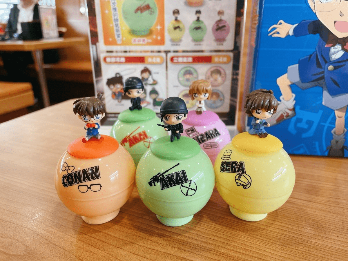 柯南迷看过来藏寿司推名侦探柯南绯色的子弹13款限量扭蛋