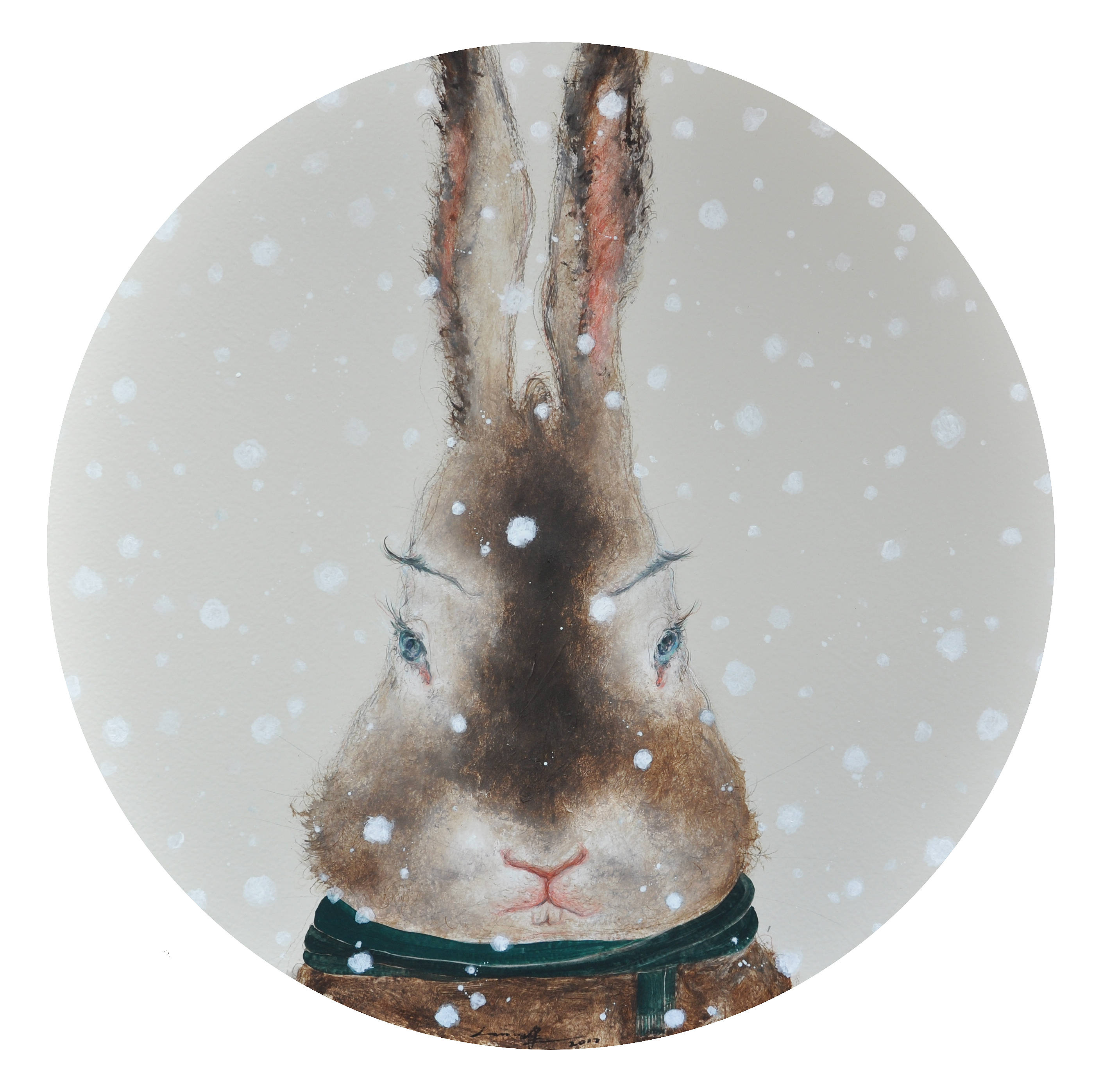 专访这位艺术家的兔子眼里有春天