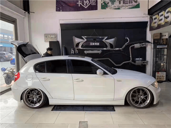 宝马e87改装airbft气动避震姿态低趴改装方案李洋推荐