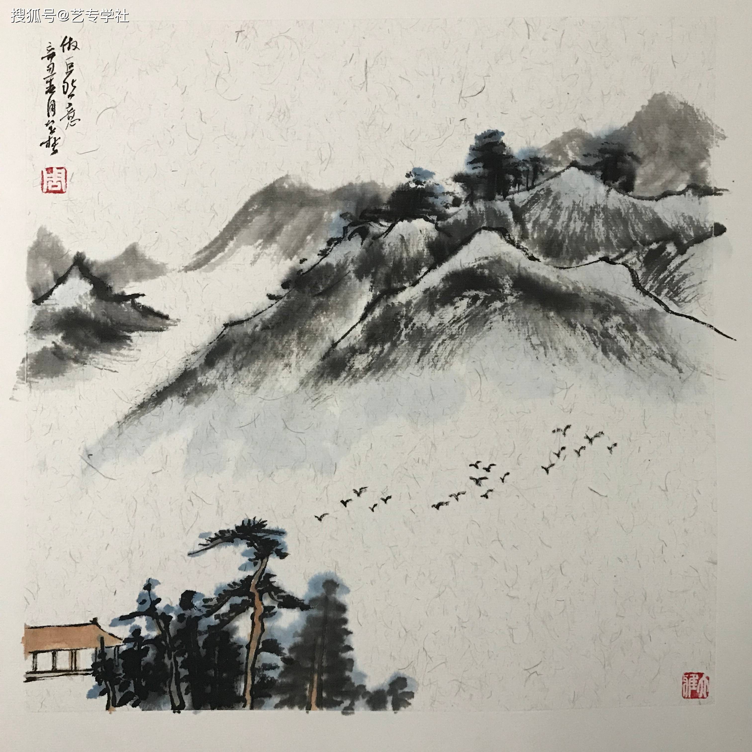 周笠枫国画山水小品欣赏