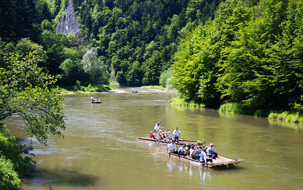 夏日水上狂欢鹤鸣山道源漂流生态丛林漂流皮划艇竹筏