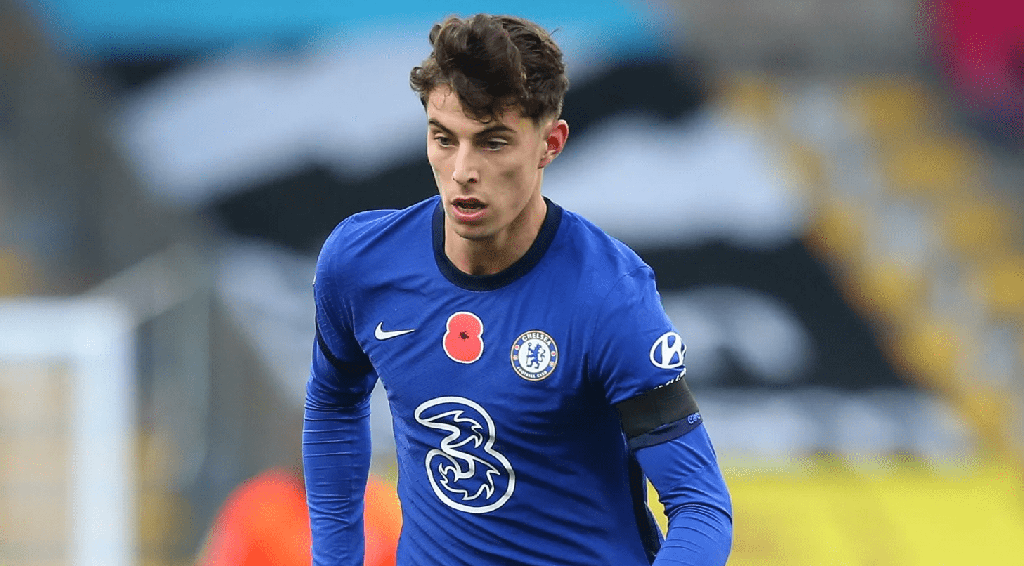 哈弗茨我们想要参加下赛季的欧冠我喜欢踢现在的伪9号位