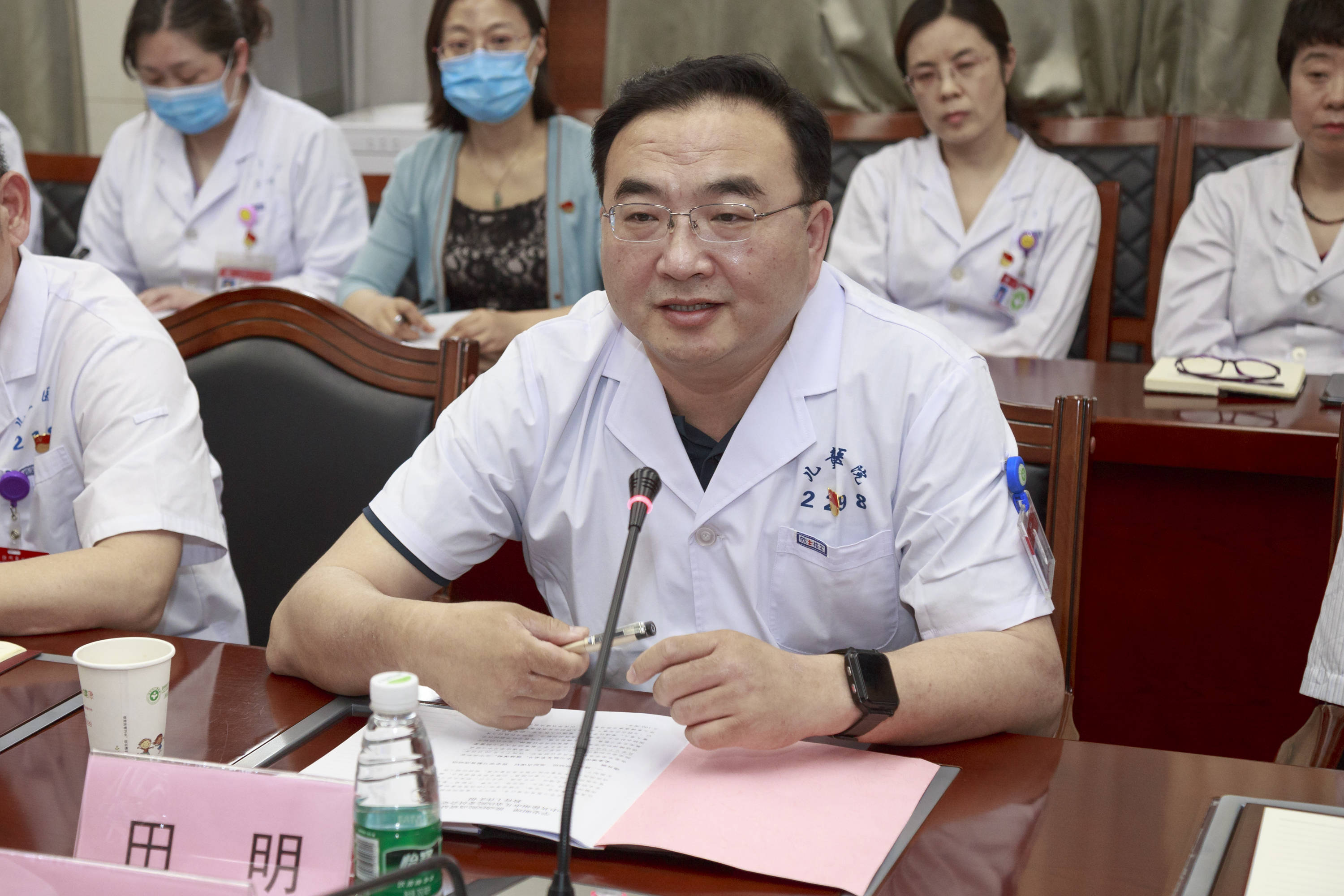 市委党史学习教育第三巡回指导小组莅临徐州市儿童医院指导工作