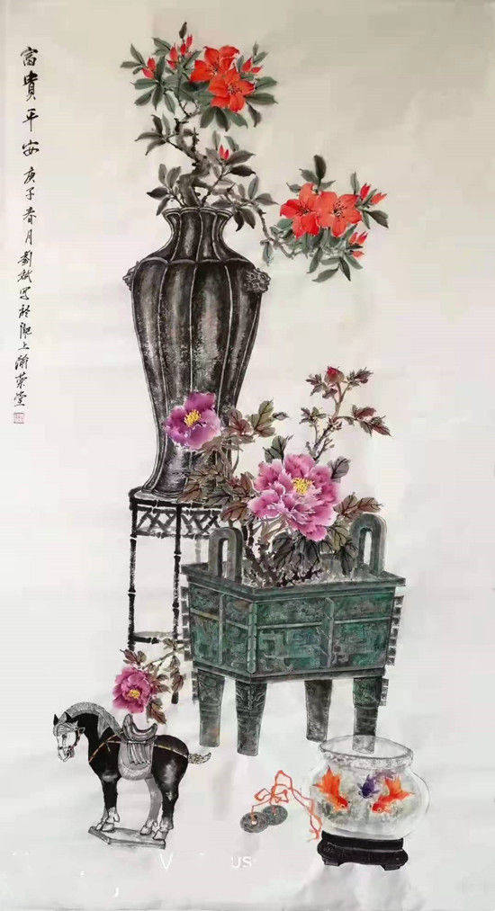 著名青年画家刘斌