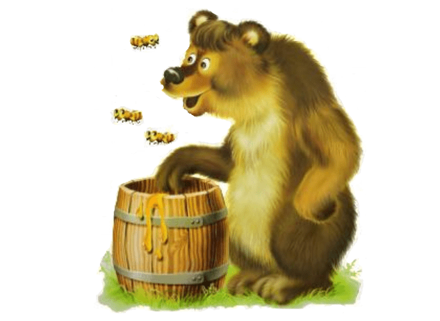 儿童睡前故事《黑熊和蜂蜜》爱吃蜂蜜