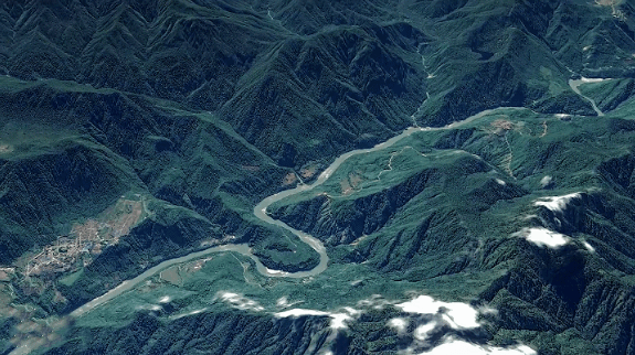 卫星见证,一条路如何改变"高原孤岛"_墨脱