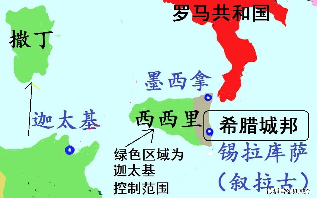 迦太基介入西西里島的東部紛爭