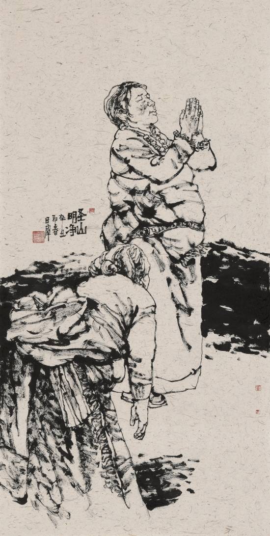 展讯雪域问道著名焦墨人物画家覃日群艺术沙龙活动将于6月5日开启