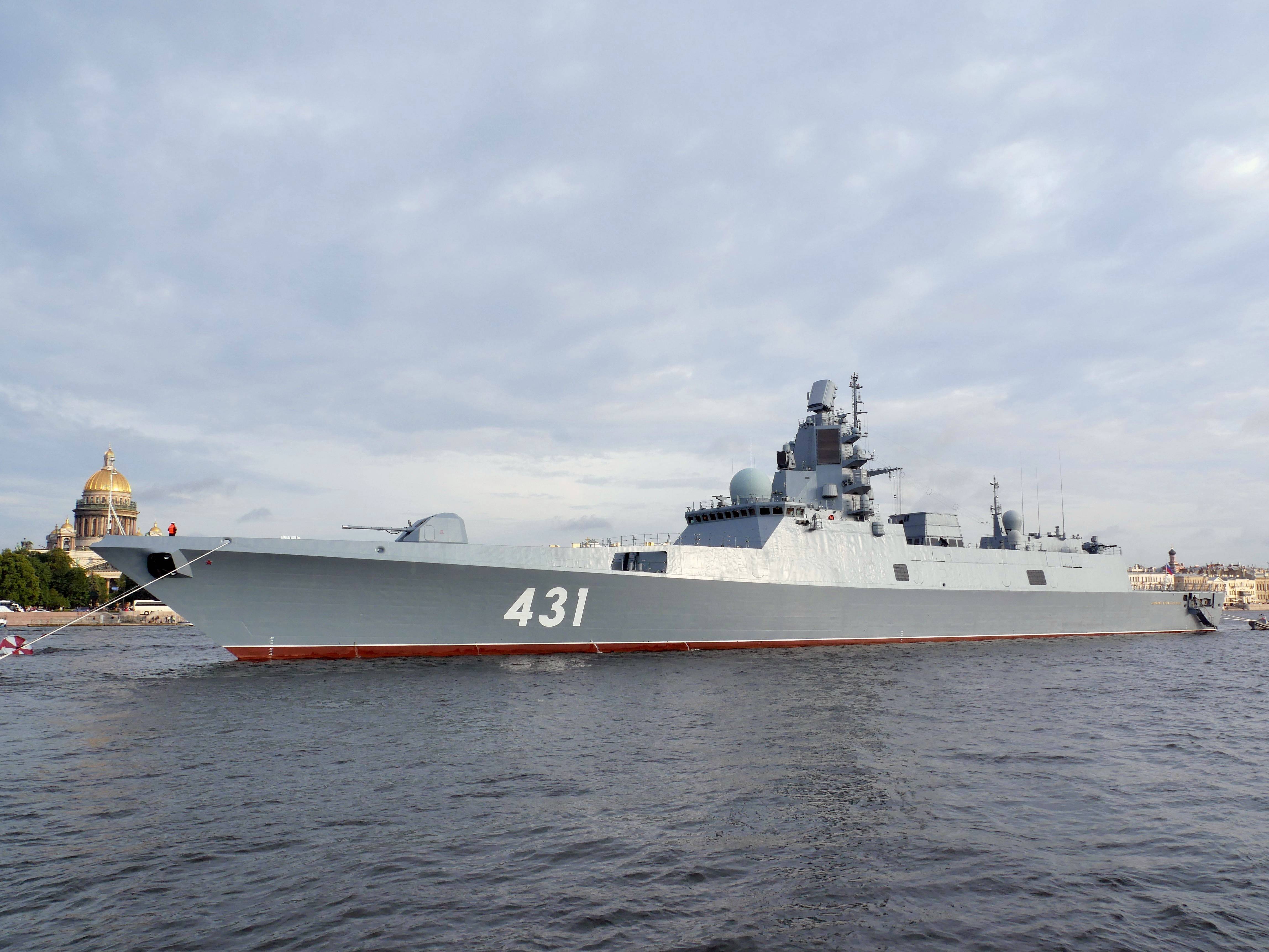 世界护卫舰鉴赏10俄罗斯22350型护卫舰俄罗斯海军新青年