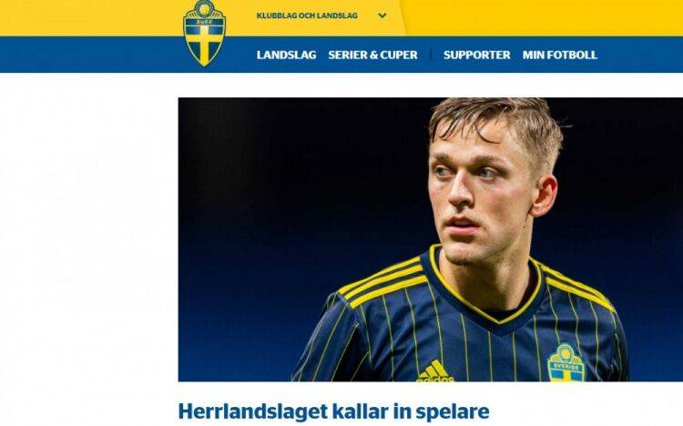 官方：瑞典补充6人驰援欧洲杯 此前两将感染新冠_效力