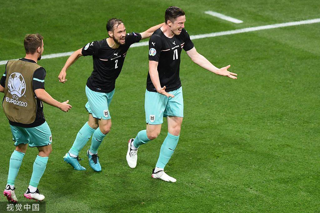 欧洲杯-阿瑙破门阿拉巴送助攻 奥地利3-1北马其顿_萨比
