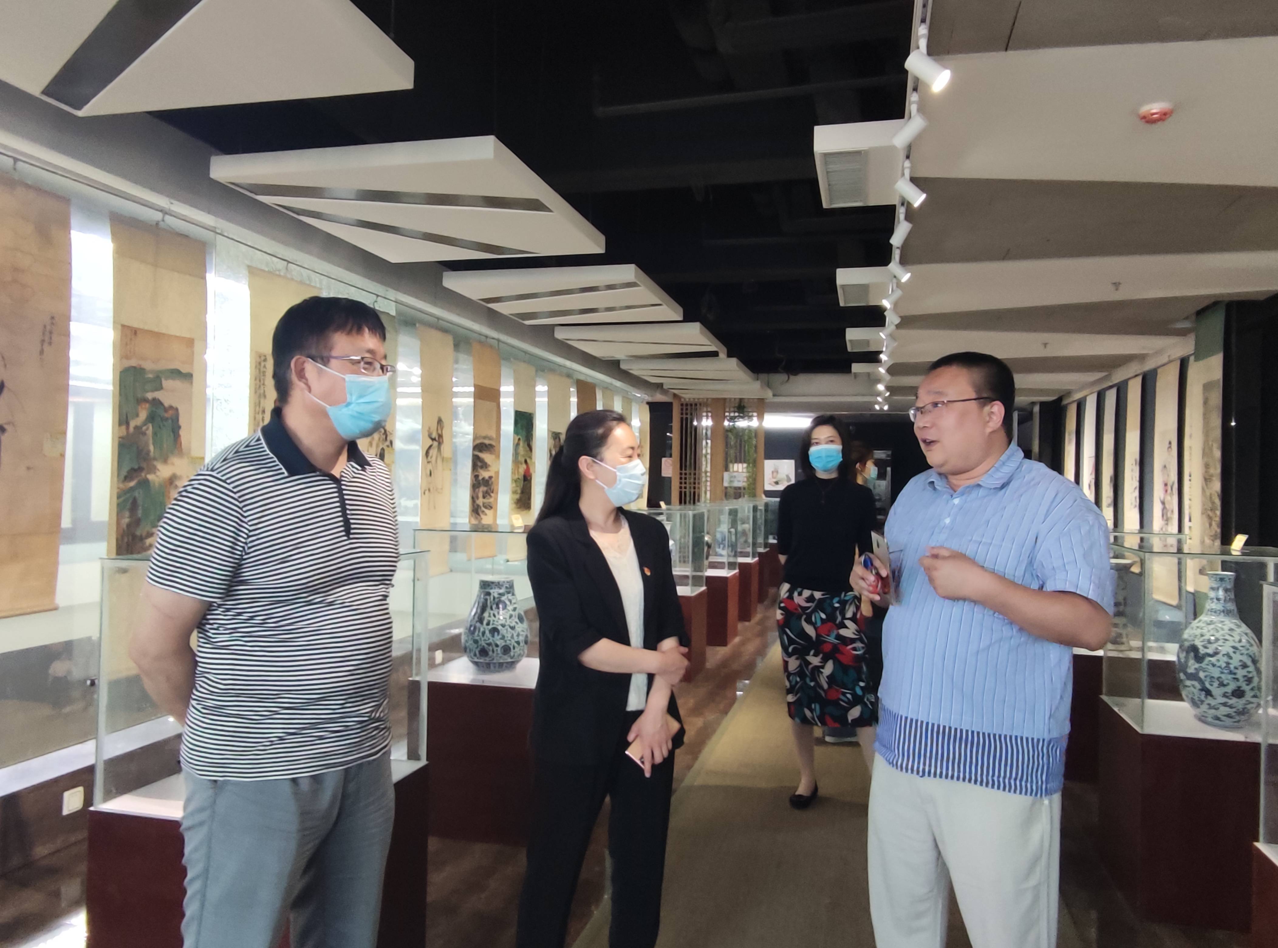 沈阳市沈河区陈青副区长率队实地调研盛京皇城艺术馆运行情况