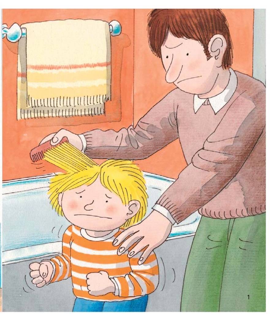 牛津树绘本阅读牛津阅读树14无字书thehaircut理发