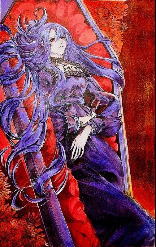 二次元英伦复古风插画细节美到窒息