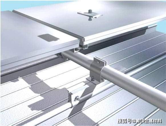 直立锁边系统360°直立锁缝屋面板的特点是:1,屋面无螺钉外露,360