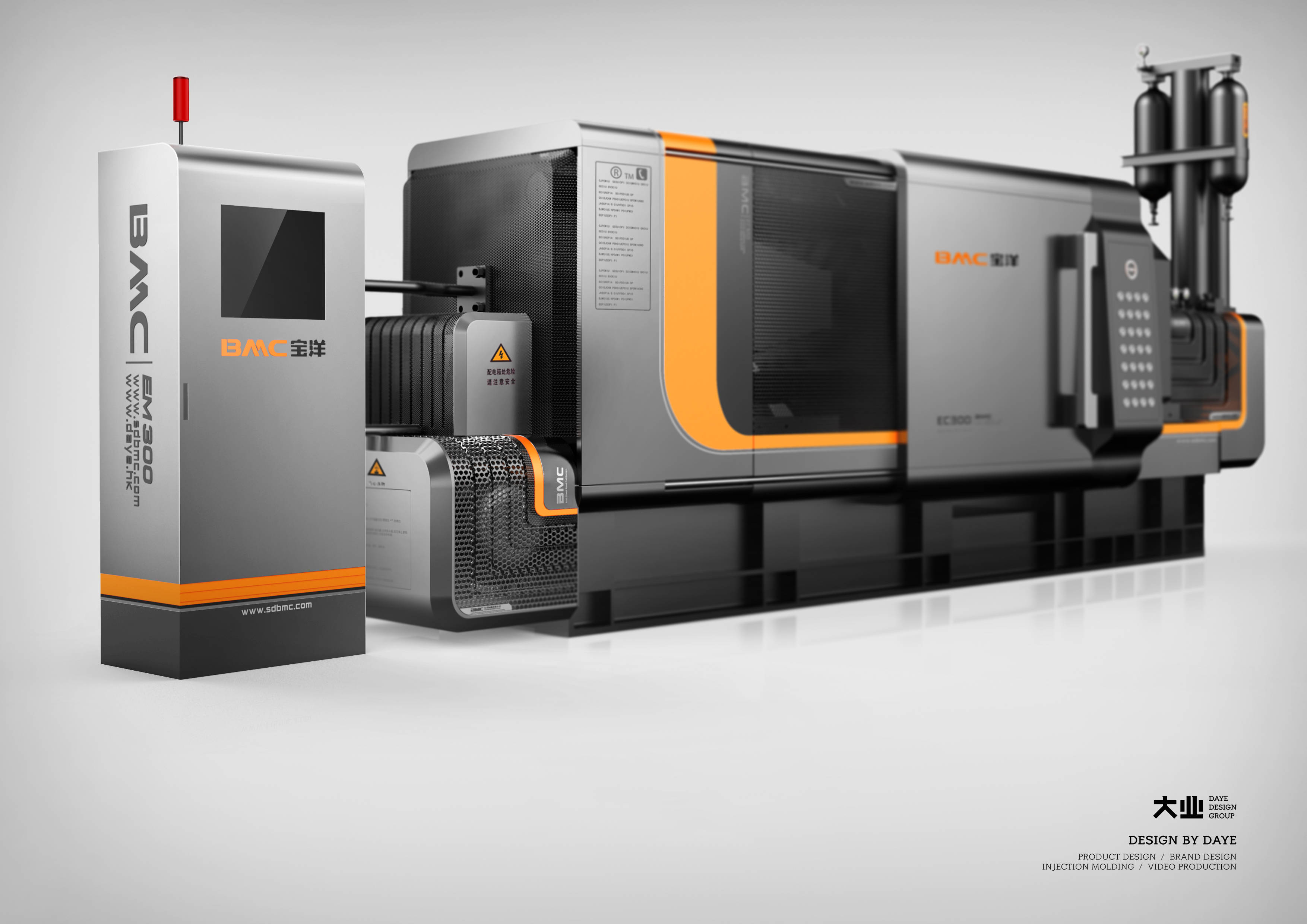 工业设备的钢铁时尚设计